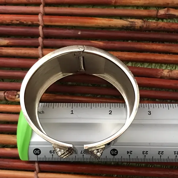 Victoria's Secret Cuff Bangle with Rhinestones - Image 8