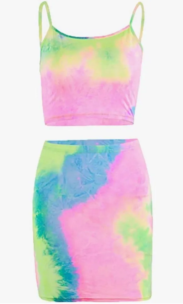 Two Piece Tye Dye Set Multiple - Image 2