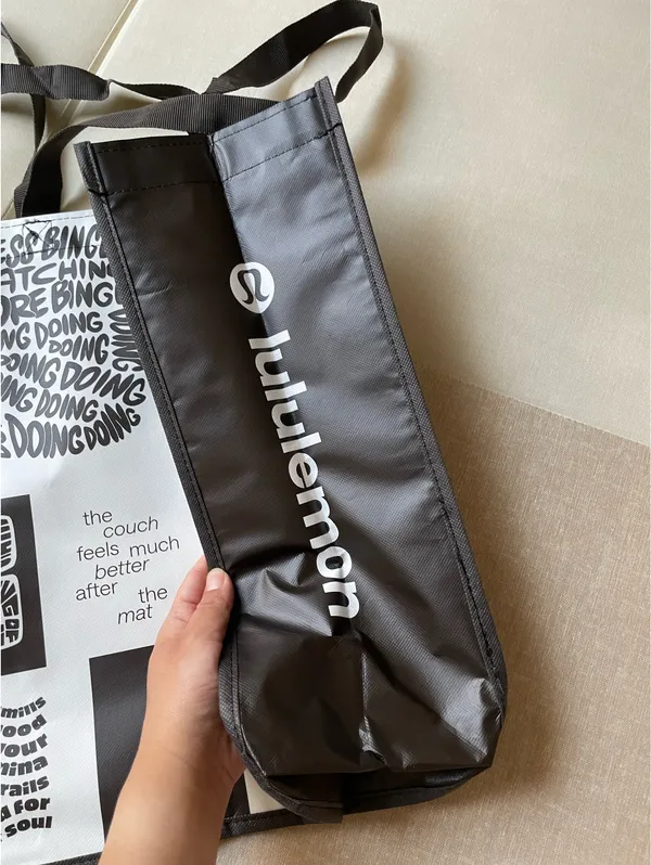 Lululemon Shopping Reusable Tote Bag Large - Image 9