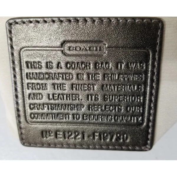 Coach Tan and Brown Crossbody Bag - Image 2