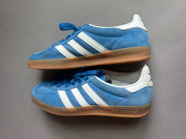 Blue Adidas Gazelle - Image 3