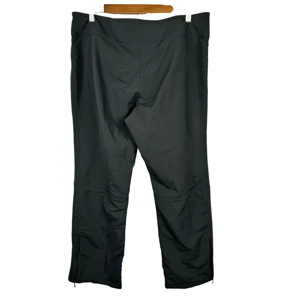 Nike Womens size Large 12 14 Black Athletic Running Pants 200427 H6USH - Image 2