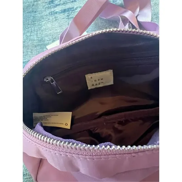 New! A New Day Lavender Purple Convertible Shoulder Crossbody Bag - Image 7
