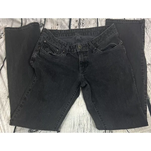 Levi’s Black-Denim Boot Leg Light Stretch Jeans Women's 29x32 (8) - Image 2