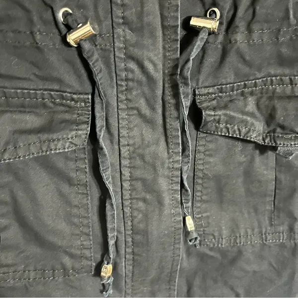 Women's Miss London Black Label Long Sleeve Winter Coat‎ Jacket Size S Pockets - Image 3