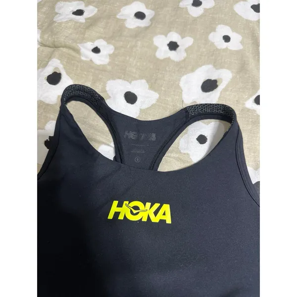 Hoka Black Sports Bra - Image 2