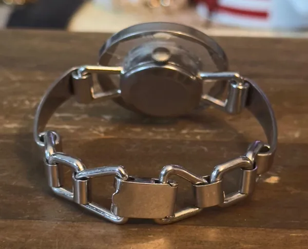 Vintage Lausanne 17 jewels silver hexagon watch - Image 10