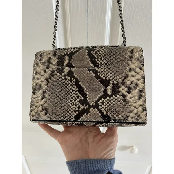 Tory Burch Python‎ Fleming Small Shoulder Bag - Image 6