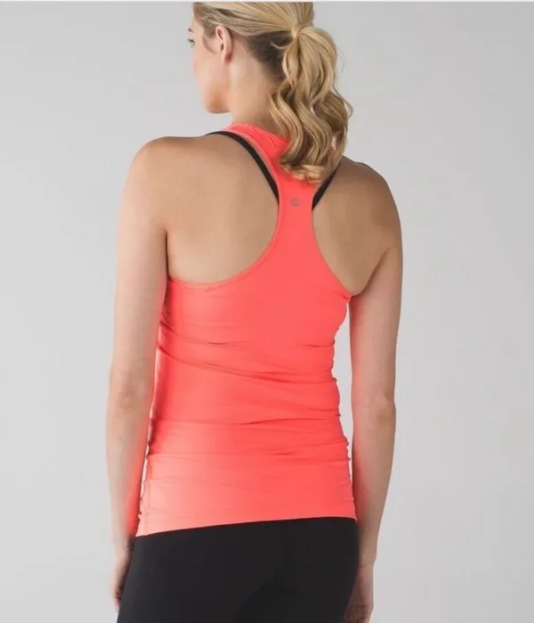 Lululemon Cool Racerback Grapefruit Size 6 - Image 2