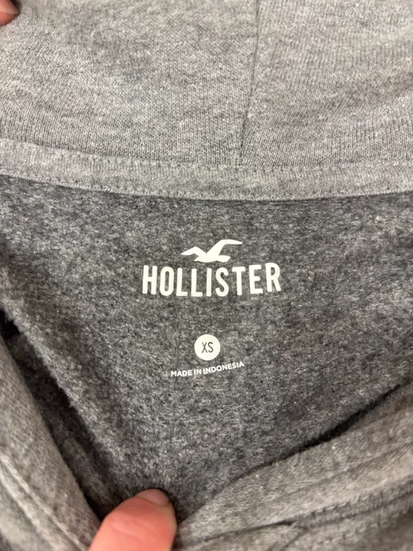 Hollister Grey Hoddie - Image 2