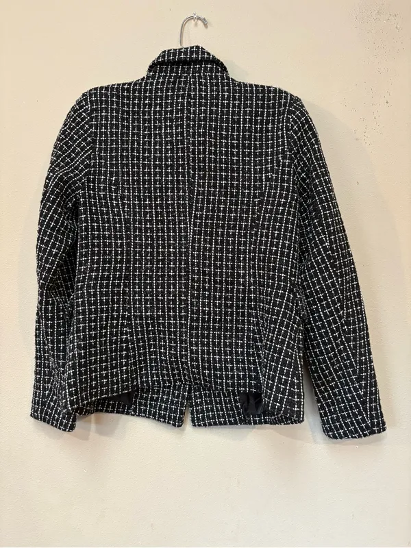 Andree by Unit NWT Black White Tweed Blazer S Dark Academia Office Siren - Image 2
