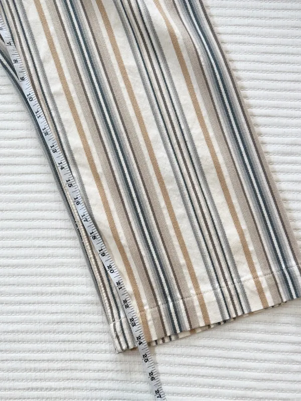 Free People We The Free Patti Pant in Textured Neutral Stripes - Image 10