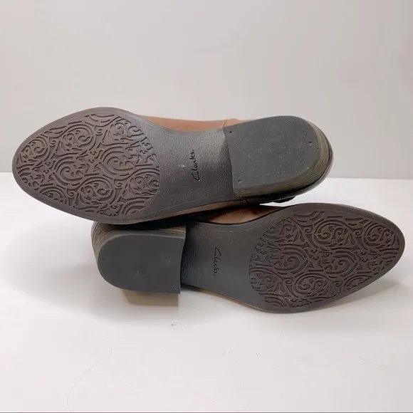Clarks Collection’s Spye Comet Brown Nubuck‎ Ankle Boots Size 8 - Image 10