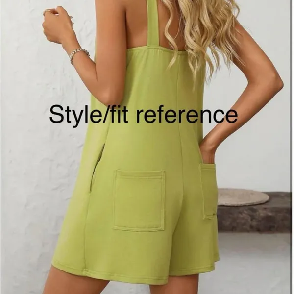 Women's Tank Top Black Romper-XL - Image 2