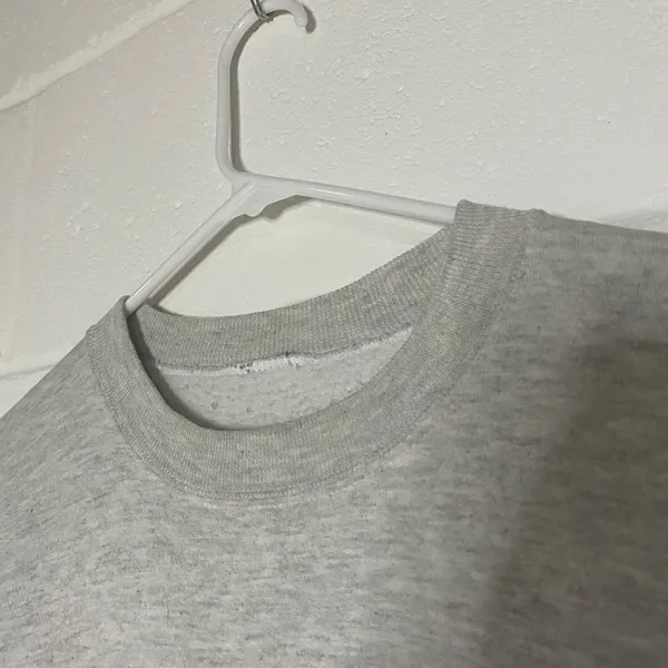 Gray Crewneck Sweater cape may fits medium - Image 3