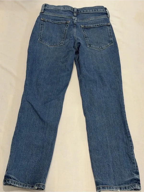Banana Republic Jeans Skinny Fit High Rise Women’s Size 25 Medium Wash Blue - Image 9