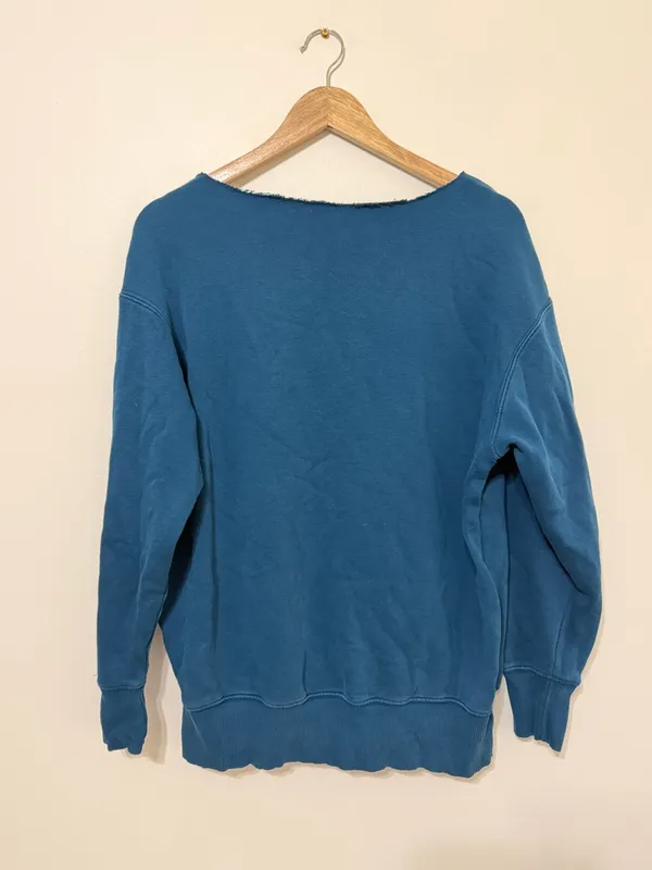 Nike Oversized Center Swoosh Sweatshirt Size XS Blue Phoenix - Image 4