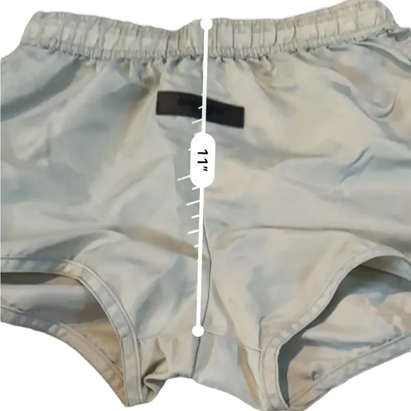 Fear of God Essentials Shorts Unisex Size Small Beige Nylon‎ Athletic - Image 7