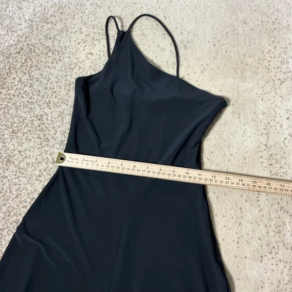 Un Deux Trois Womens Black One Shoulder Wide Leg Jumpsuit K5125 Size‎ S - Image 4