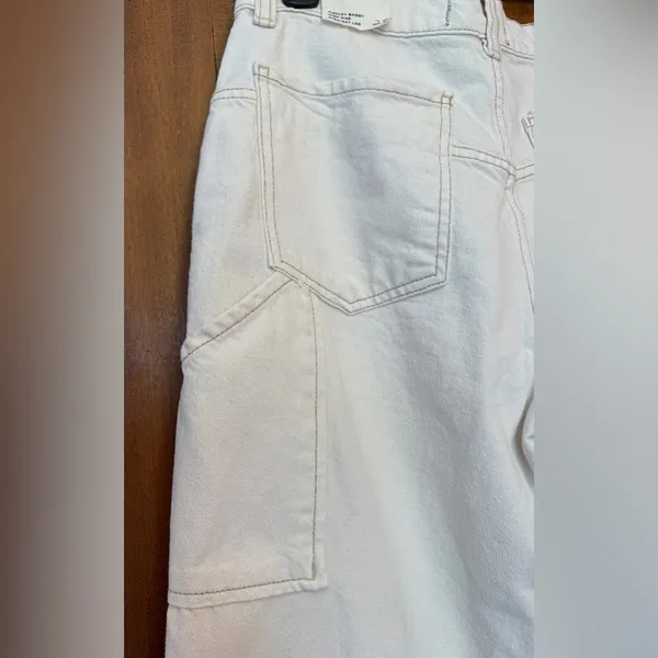 Free People Tinsley Baggy High Rise Straight Leg Denim 28 NWT MSRP $98 - Image 11