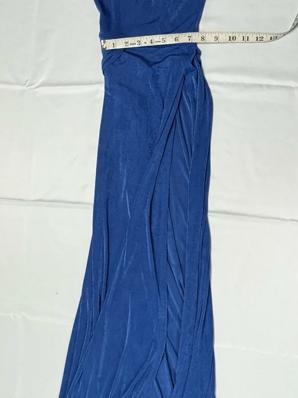 Lucy in the Sky - Blue One Shoulder Maxi Dress -Size XS‎ - NEW Without Tags. - Image 10
