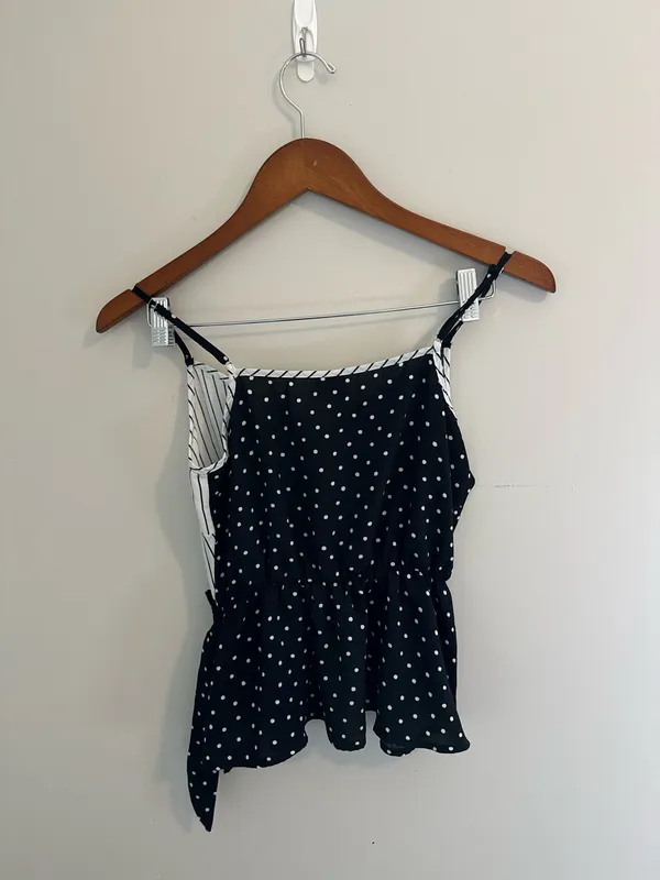Paper Crane Y2K polka dot cami - Image 2
