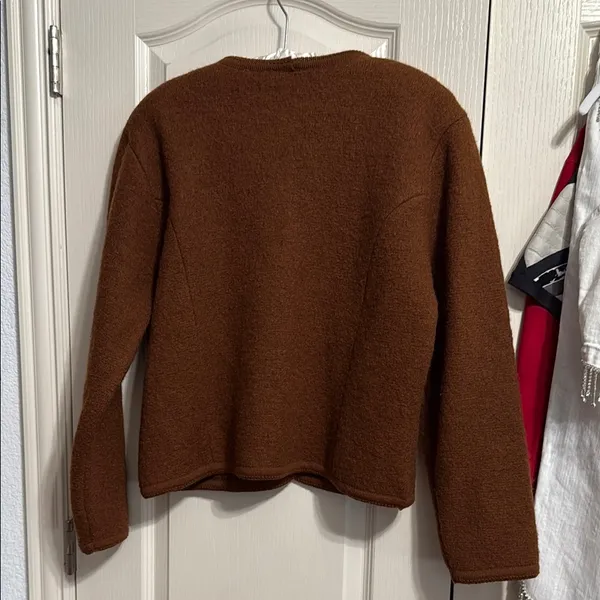 Vintage 60s Tally Ho 100% Wool Sweater Old Money Heritage Cottagecore Cabincore - Image 3