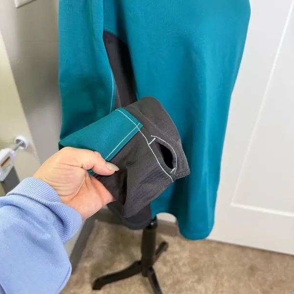 Under‎ Armour Women's Coldgear Turquoise Teal Top Sweatshirt Crew Long Sleeve XL - Image 3