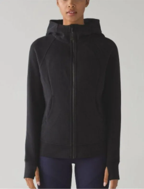 Lululemon Scuba Hoodie *Light Cotton Fleece (First Release) Size 8 Black - Image 2