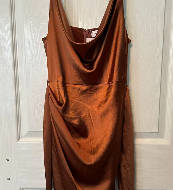 Blu Spero Boutique Brown Formal Dress - Image 2