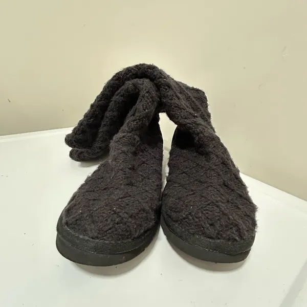 Ugg Lattice Cardy Knit Boots Black Size 7 - Image 7