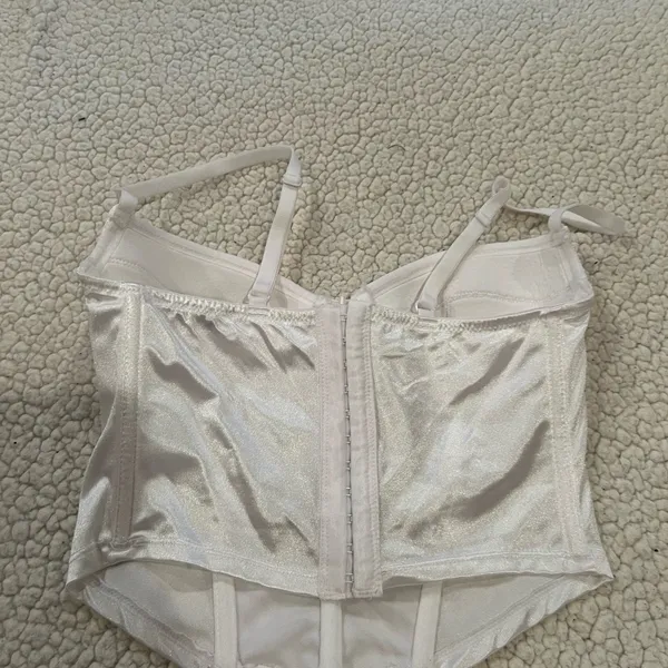 White corset top Size M - Image 3