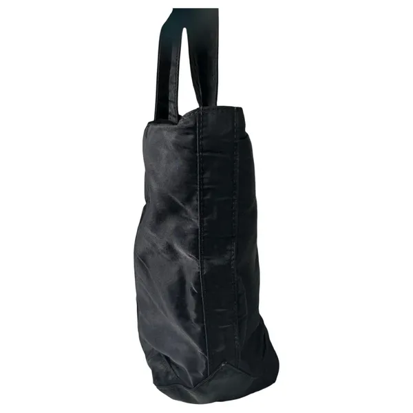Lauren Ralph Lauren Monogram Black Nylon Multi Pocket Tote Shoulder Bag - Image 5