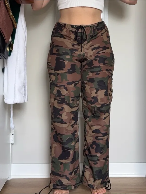 Camo cargo joggers Brown Size M - Image 7