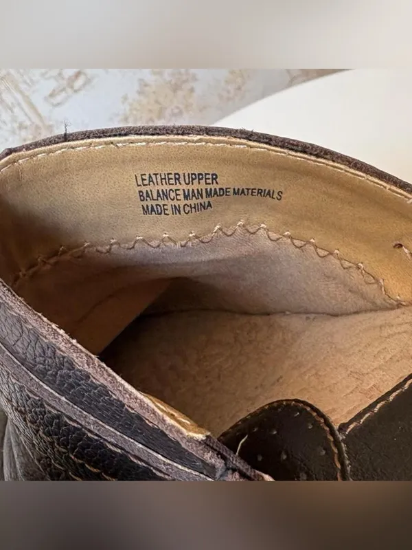 Vintage Y2K B.O.C. Fairycore Dark Brown Leather Clog Mules - Image 6