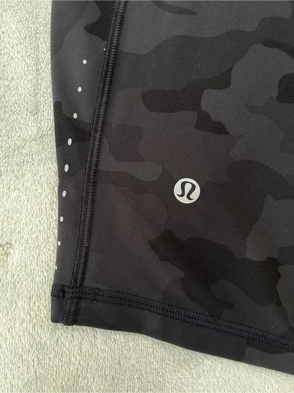 Lululemon swift speed High-Rise 8” Camo Biker Shorts gym Pilates yoga activewear - Image 7