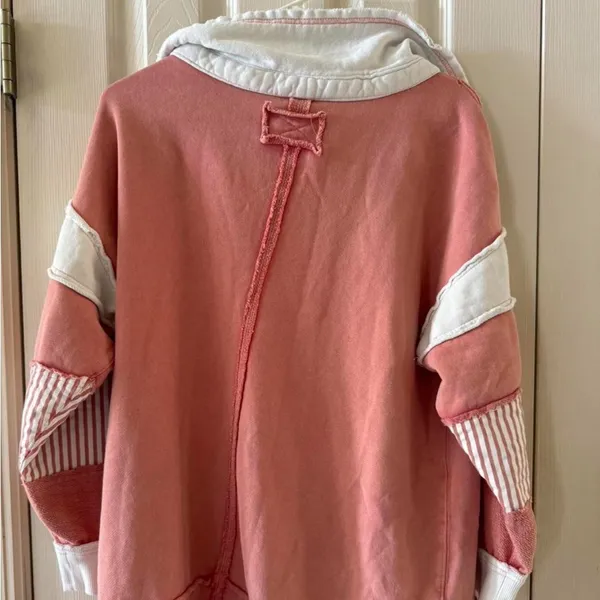 We The Free Free People Retro Rugby Striped Polo - Image 2