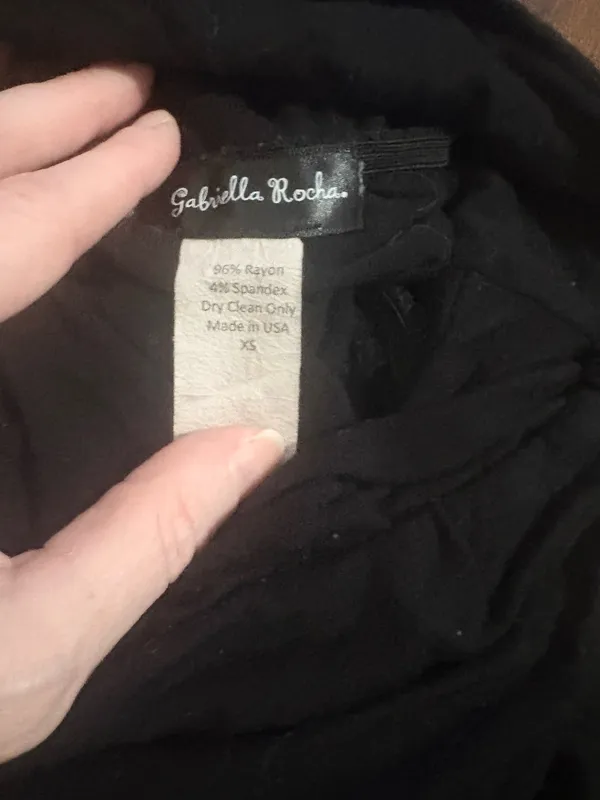 Strapless black dress Size XS - Image 4