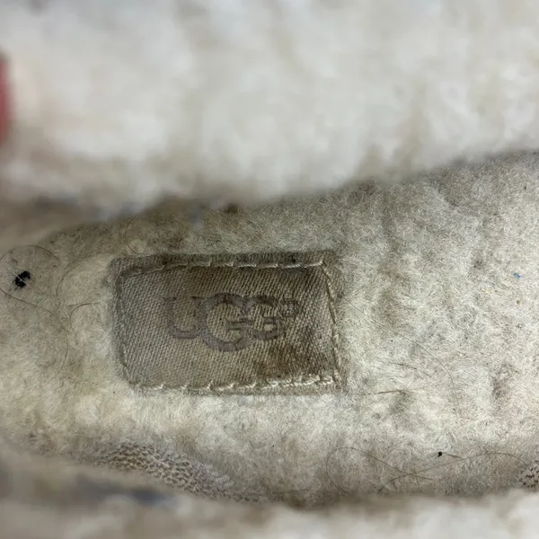 UGG Solana loafer slippers pewter gray shearling lined women's size‎ 10 cozy - Image 8