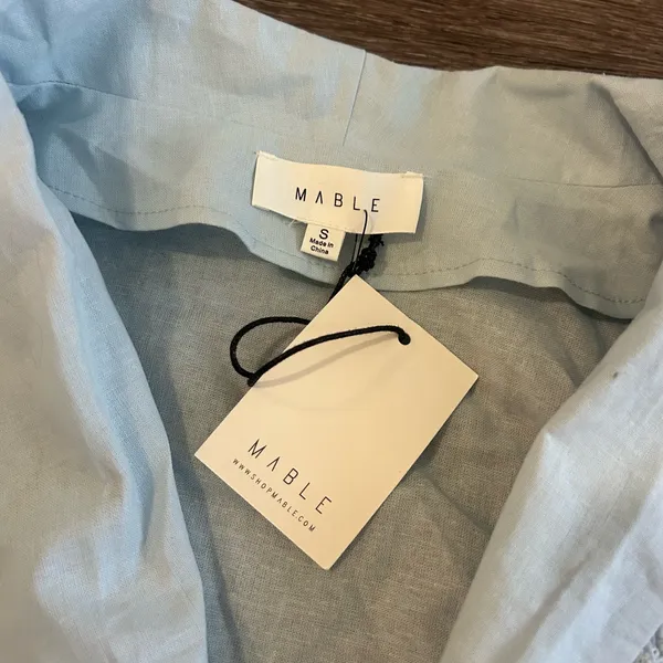 Mabel Puff Sleeve Tie Top - Image 6
