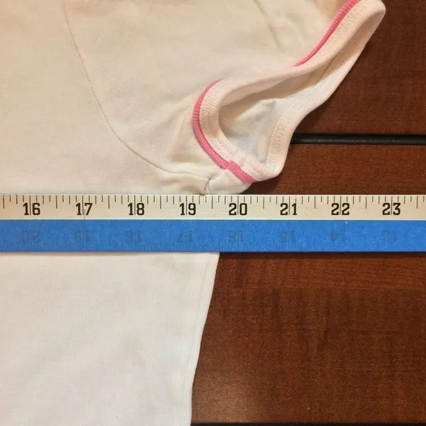 Y2K Lauren Ralph Lauren monogrammed white t shirt large - Image 4