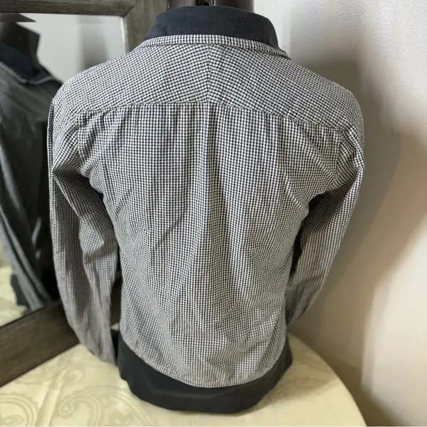 Vintage 90’s Nike Black and White Bomber Jacket with Stand-Up Collar - Image 8