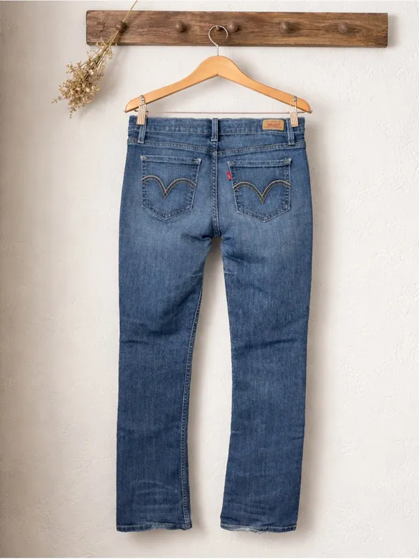 Levi's Women's Light Blue Bootcut Jeans - Image 4