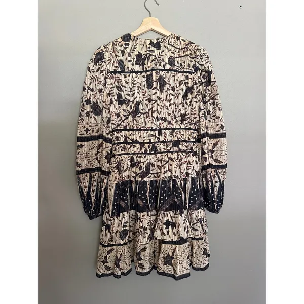 ULLA JOHNSON Nina Long Sleeve Mini Dress Size 4 - Image 6
