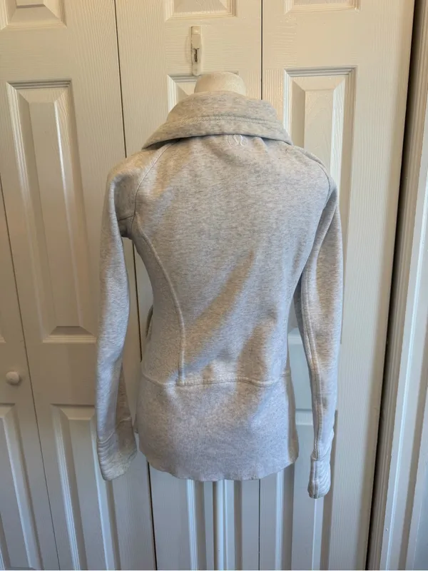 Lululemon Radiant Jacket Heathered Grey Outerwear Size 4 - Image 6