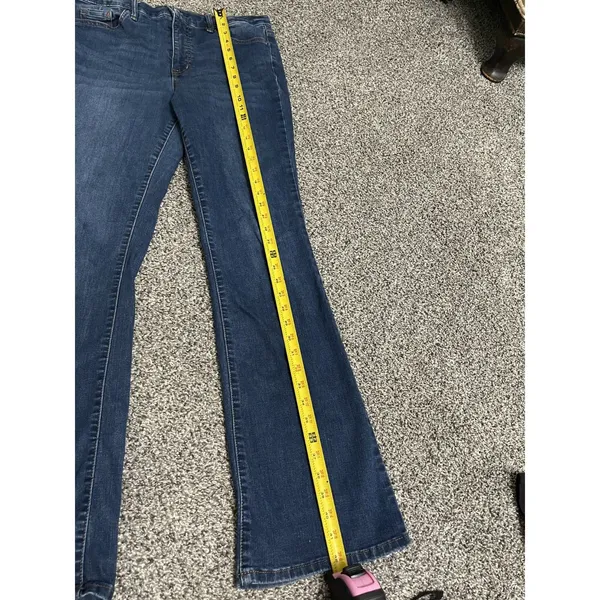 Jessica Simpson Blue Mid Rise Boot Cut Jeans 12 - Image 5