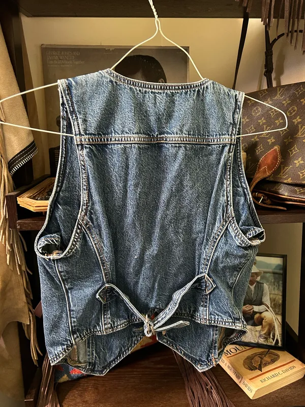 American Eagle Denim Vest - Image 3