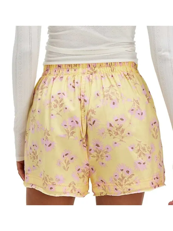 Free People Intimately Vintage Inspired Day to Day Floral Boxer Shorts medium - Image 2