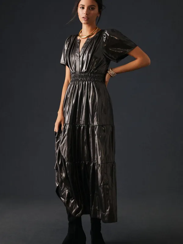 Anthropologie Somerset Maxi Dress: Shine Edition - Image 2
