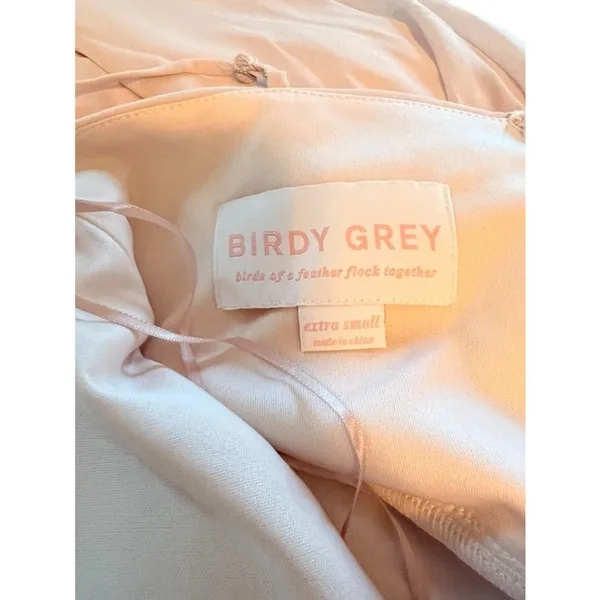 Birdy Grey Pale Blush Bridesmaid Dress Full Length XS - Image 6